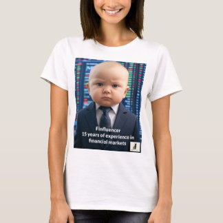 T-shirt Finfluencer Baby - 15 ans de sagesse financière