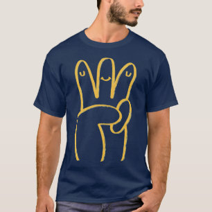 T-shirt Finger spelling F in Sign Language ASL concept