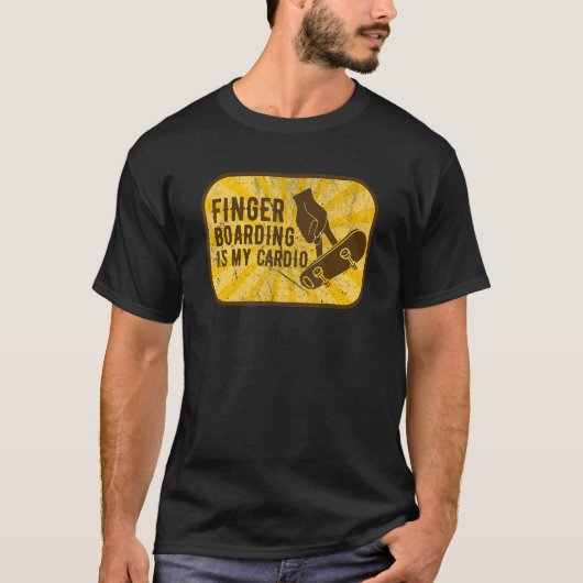 T-shirt Fingerboard Finger Skateboarding Fingerboarding Tr (Devant)