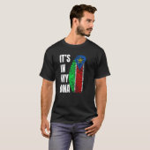 T-shirt Fingerprint DNA Biometry Flag South Sudan (Devant entier)