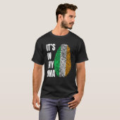 T-shirt Fingerprint DNA St Patrick's Day Irish Flag Irelan (Devant entier)