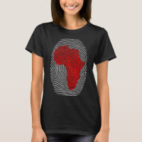 Fingerprint Mois de l'histoire des Noirs Afro Fier