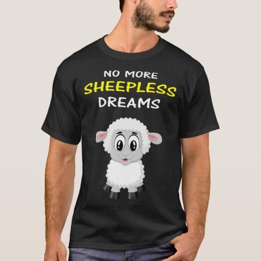 T-shirt Fini Les Rêves Induits Dormir Avec De Mignons Mout (Devant)