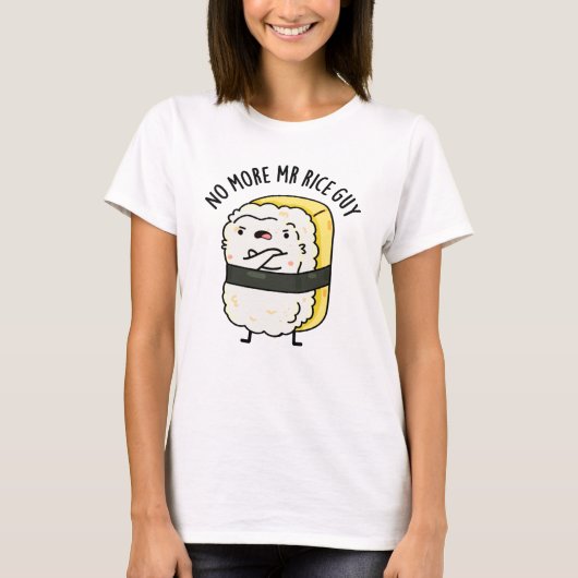 T-shirt Fini M. Rice Guy Funny Sushi Pun (Devant)