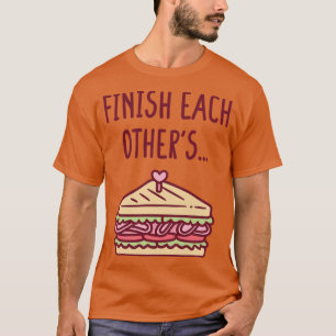 T-shirt Finir Les Autres Sandwichs Drôle
