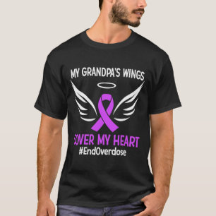 T-shirt Finir l'overdose Les ailes de mon grand-père Couvr