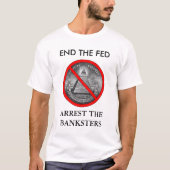 T-SHIRT FINISSEZ ALIMENTÉE, ARRÊTEZ LE BANKSTERS (Devant)