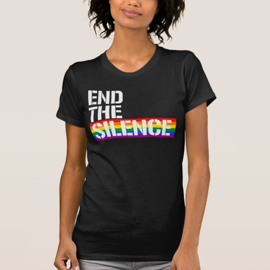 T-shirt Finissez le silence (Devant)