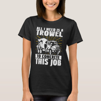 T-shirt Finition de béton de construction