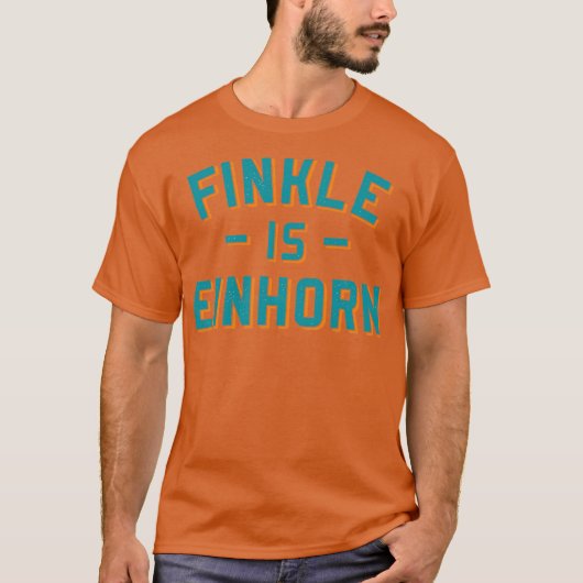 T-SHIRT FINKLE EST UN TÊTE LONG EINHORN (Devant)