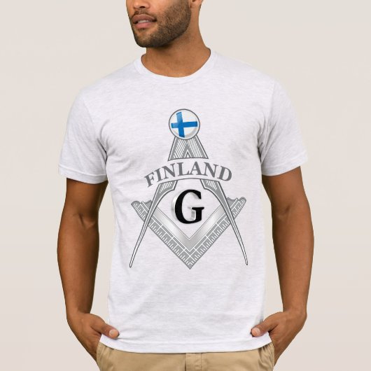 T-shirt Finland freemasonry sign (Devant)