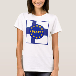 T-Shirt Finland Vlag EU-vlag