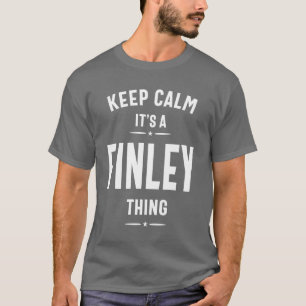 T-shirt Finley Nom personnalisé Cadeau d'anniversaire