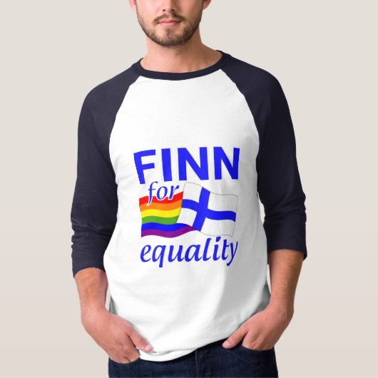 T-shirt Finn 4 Equality (Devant)
