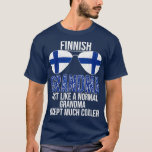 T-shirt Finnish Grandma Finland Flag Sunglasses Motherx27s<br><div class="desc">Finnish Grandma Finland Flag Sunglasses Motherx27s DayTShirt  .Check out our Mothers Day t shirt selection for the very best in unique or custom,  handmade pieces from our shops.</div>