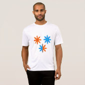 T-shirt Fire and Ice Eight Point Stars (Devant entier)