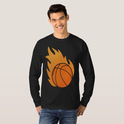 T-shirt Fire Basketball (Devant entier)