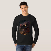 T-shirt Fire breathing giant the fearsome dinosaur (Devant entier)