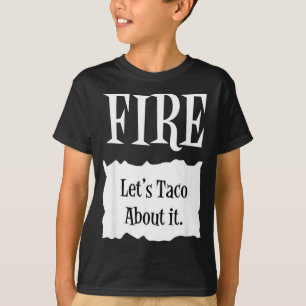 T-shirt FIRE - Costume de taco Halloween Hot Packet