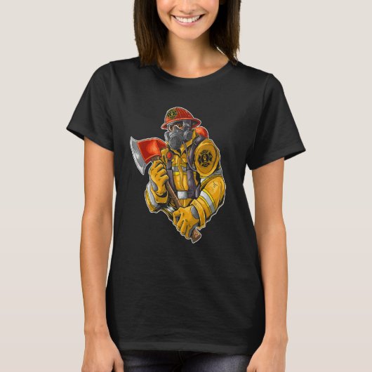 T-shirt Fire Dep Fire man Fire Dept Fire Fighter 1 (Devant)