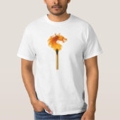 T-shirt Fire Dragon Matchstick (Devant)