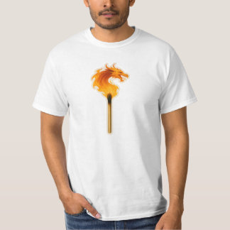 T-shirt Fire Dragon Matchstick
