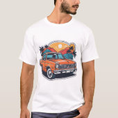 T-shirt Fire Engine Orange Car (Devant)