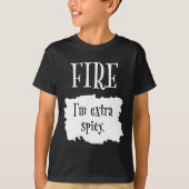 T-shirt Fire Hot Packet Halloween Taco Je suis un Cos extr (Devant)
