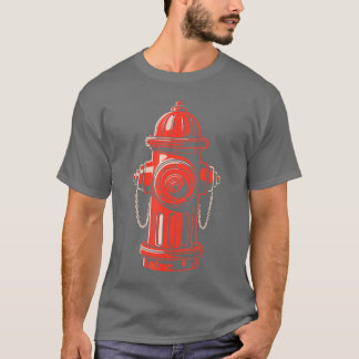 T-shirt Fire Hydrant Shirt Kids Adult Men Women Fire Hydra
