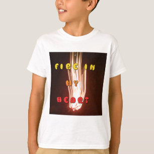 T-shirt Fire in My Heart Art Print