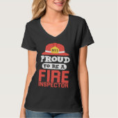 T-shirt Fire Inspector   For Firefighter (Devant)