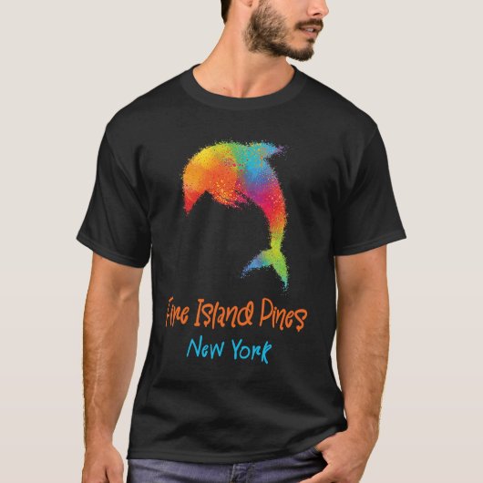 T-shirt Fire Island Pines  New York  Souvenir (Devant)