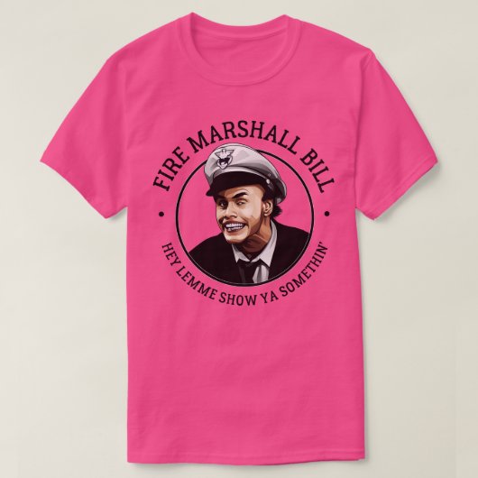 T-shirt Fire Marshall Bill (Design devant)