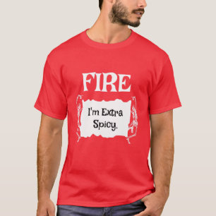 T-shirt FIRE - Paquet chaud Halloween Costume Taco Danser