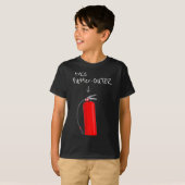 T-shirt Fire Putter Outer Fire Extinguisher Fire Fighter F (Devant entier)