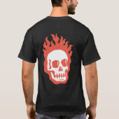 T-shirt Fire Skull (Dos)