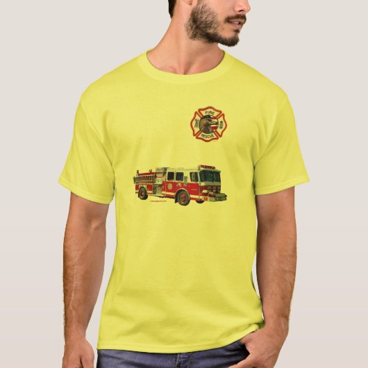 T-shirt Fire_Truck_texturizer (Devant)