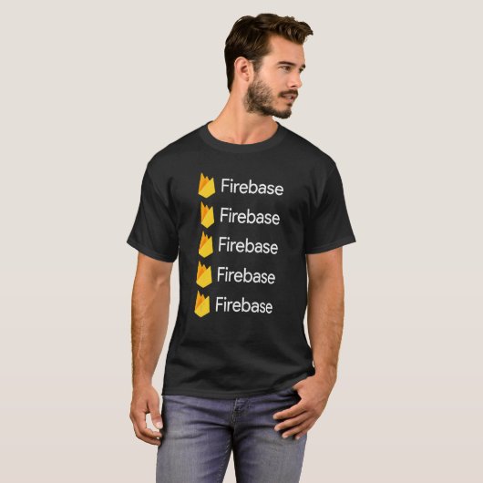 T-shirt Firebase Software And Application Programming Pl (Devant entier)