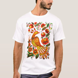 T-shirt Firebird d'Ukrainien de Petrykivka