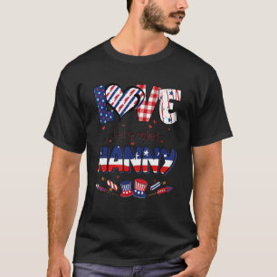T-shirt Firecracker Drapeau Américain Fière Amour Appelé