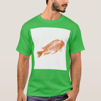 T-shirt firecracker trophée cichlide