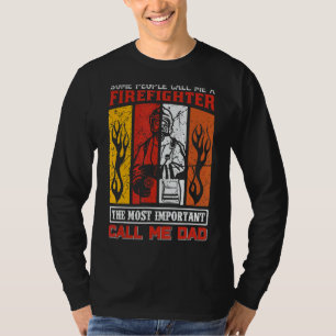 T-shirt Firefi, volontaire du camionneur de pompiers du dé