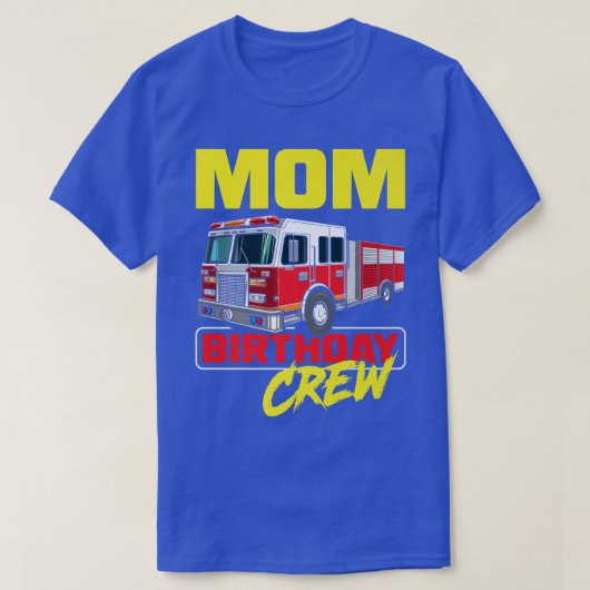 T-shirt Firefighter Fire Truck Fireman B (Design devant)