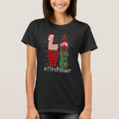 T-shirt Firefighter LOVE Gnome Funny Matching Pajama Chris (Devant)
