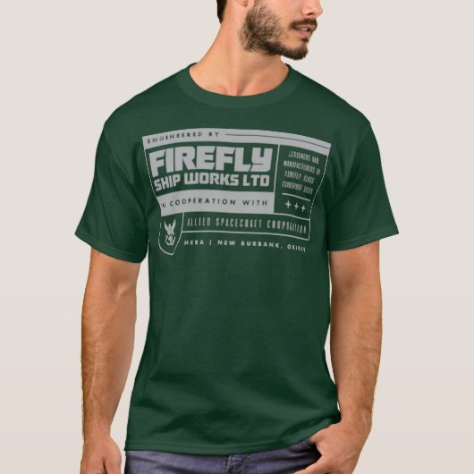 T-shirt Firefly Ship Works Ltd (Devant)