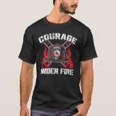 T-shirt Fireman Fire Rescue Firefighter Firefighting Firet (Devant)
