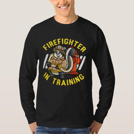 T-shirt Fireman in training animal lovers children (Devant)