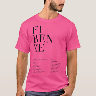 T-shirt Firenze Monuments