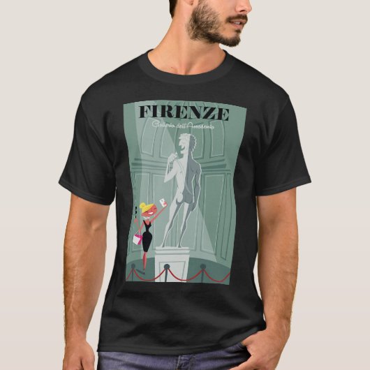 T-shirt Firenze Poster (Devant)