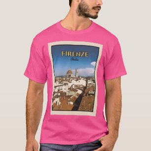 T-shirt Firenze Travel Poster
